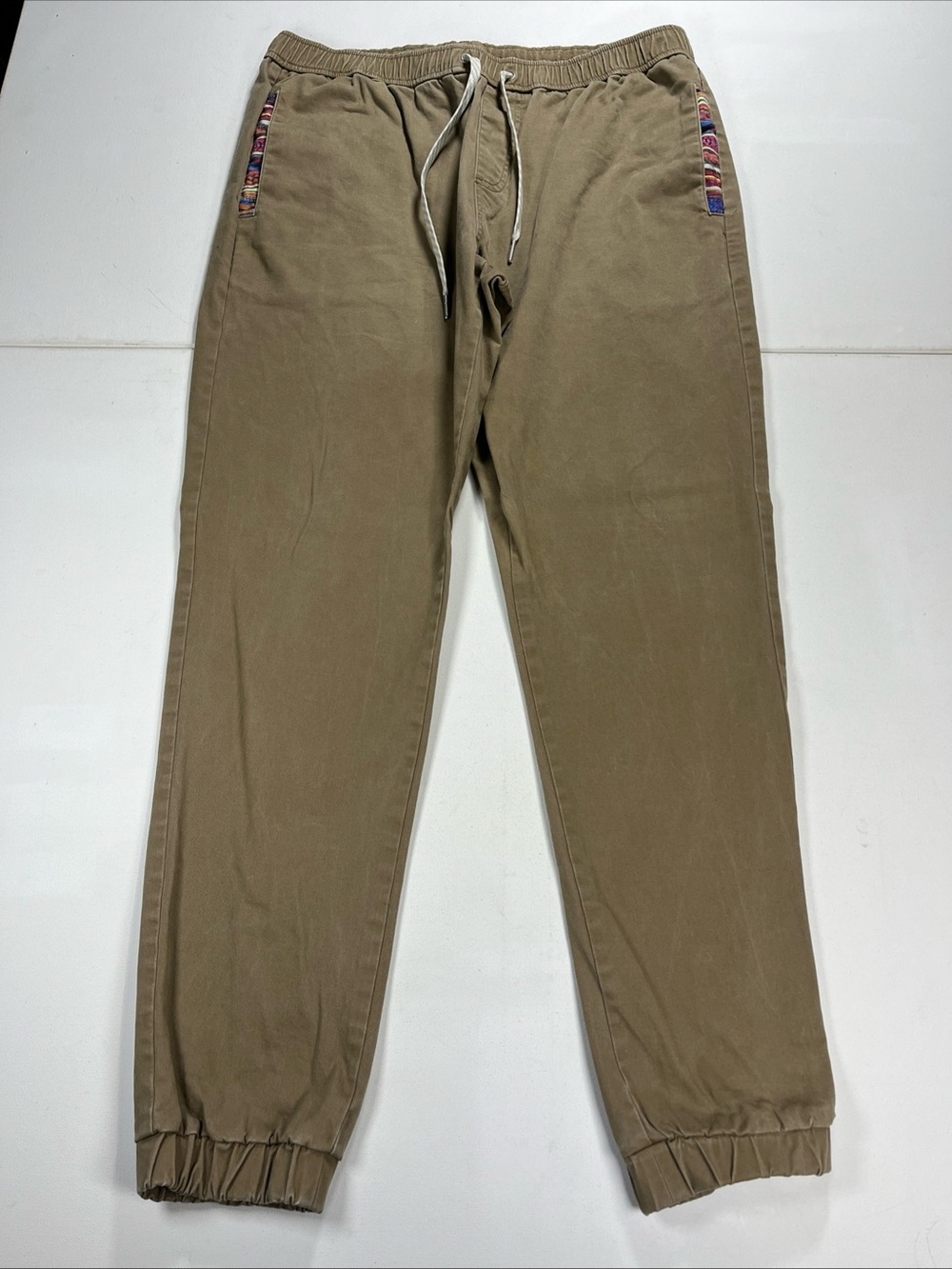 WOWIE Pants Rambler Jogger Khaki Chino Stretch Aztec Cotton Men’s L